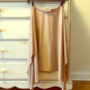 Brand new, never worn BCBG rose gold skirt